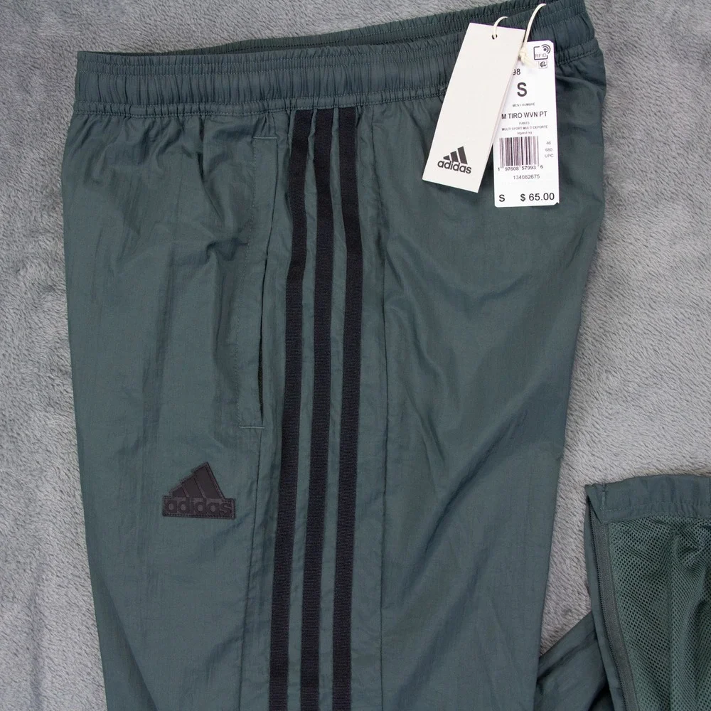 Adidas Men's Small TIRO 24 Lightweight Soccer Track‎ Jogger Pants Green Training
